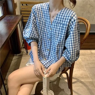 Áo sơ mi kẻ sọc nữ