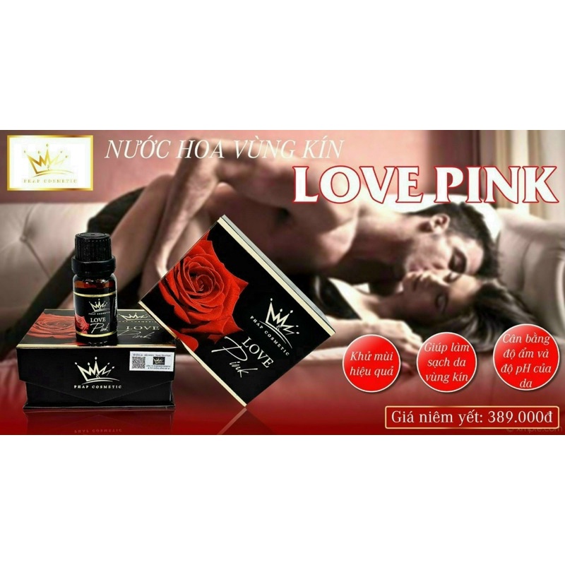 Tinh dầu nước hoa Vùng Kín Love Pink [ Pháp Cosmetic Chính hãng ]