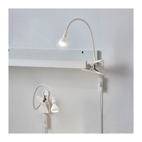 Đèn kẹp bàn Jansjo IKEA - Trắng