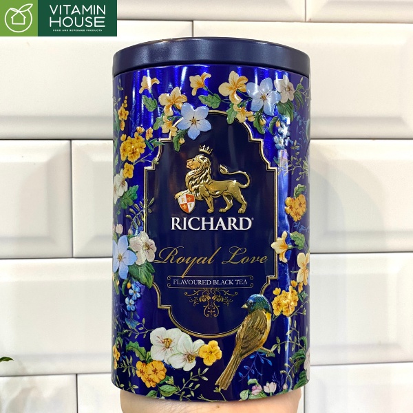 TRÀ ĐEN RICHARD ROYAL LOVE NGA HỘP THIẾC 80Gr