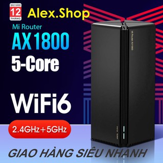 🔥10.10🔥Xiaomi AX1800 Phát Wifi 6 Mesh Gaming Công Suất 125 Thiết Bị