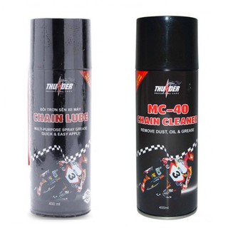 Bộ 2 chai bảo dưỡng sên xe máy thunder chainlube 400ml