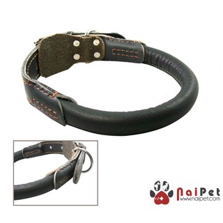 Dây Dắt Kèm Vòng Cổ Da Cho Chó DDVC003