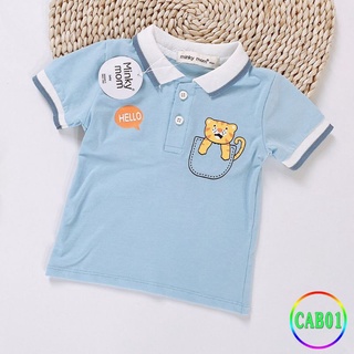Áo pull có cổ vải cotton dệt 100%