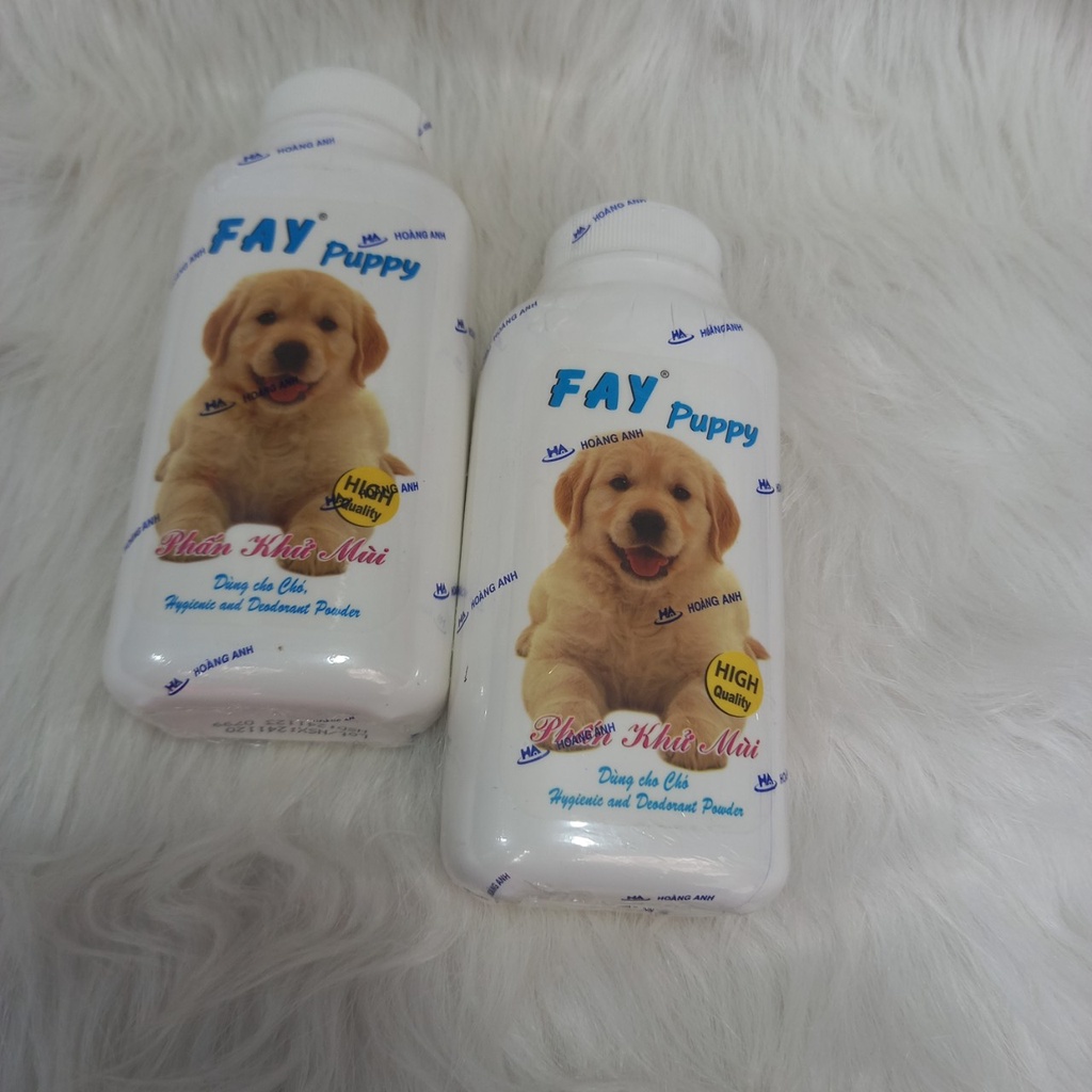 [Mã PET50K giảm Giảm 10% - Tối đa 50K đơn từ 250K] Phấn tắm khô cho chó Fay, Bột tắm khô cho chó Fay