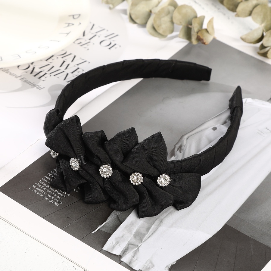 Băng Đô Cài Tóc Đính Đá Lấp Lánh Phong Cách Hàn Quốc Dễ Thương Cho Nữ