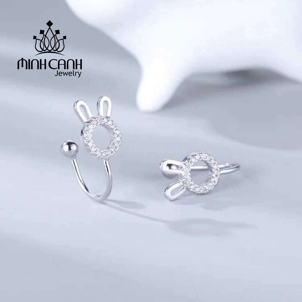 Bông Tai Bạc Thỏ Kẹp Minh Canh Jewelry