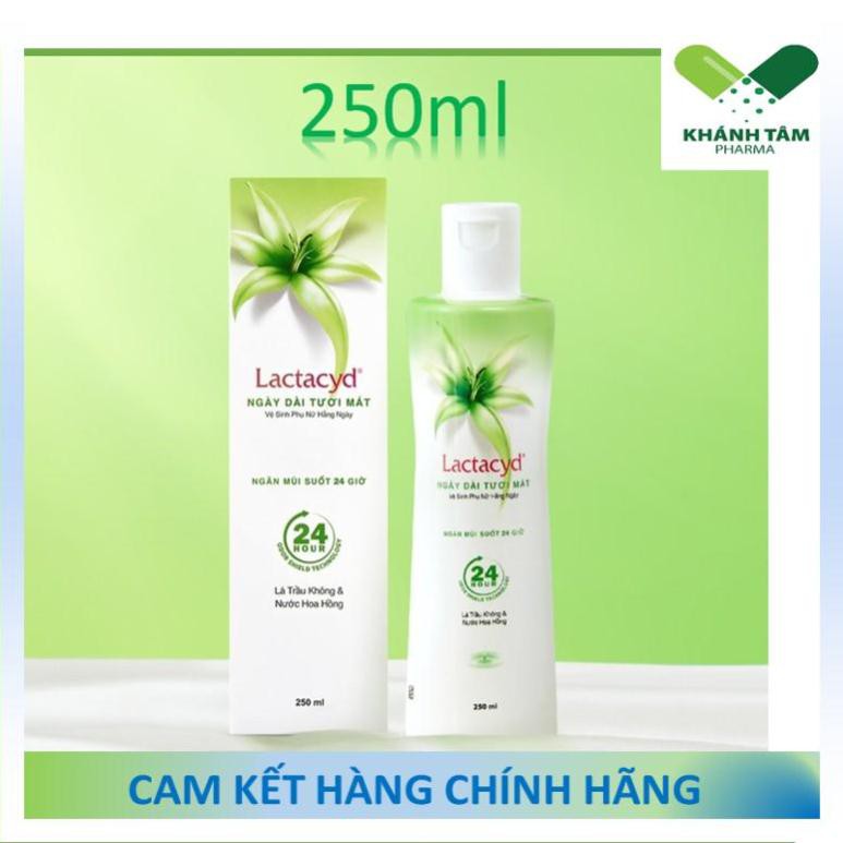 ! Dung dịch vệ sinh phụ nữ Lactacyd ngày dài tươi mát - Lactacyd lá trầu không