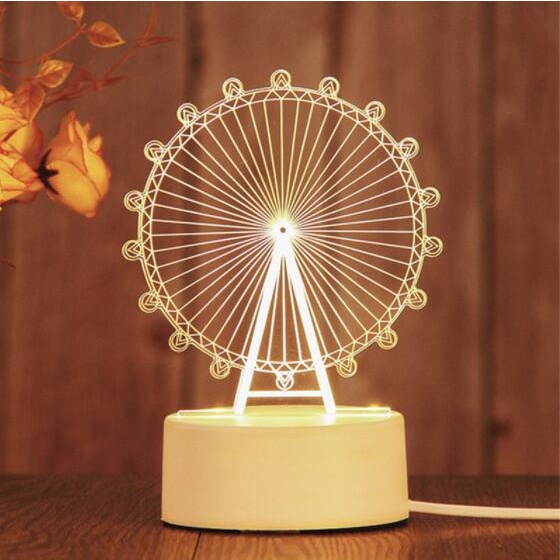 Đèn Ngủ Led 3D Tiết Kiệm Năng Lượng
