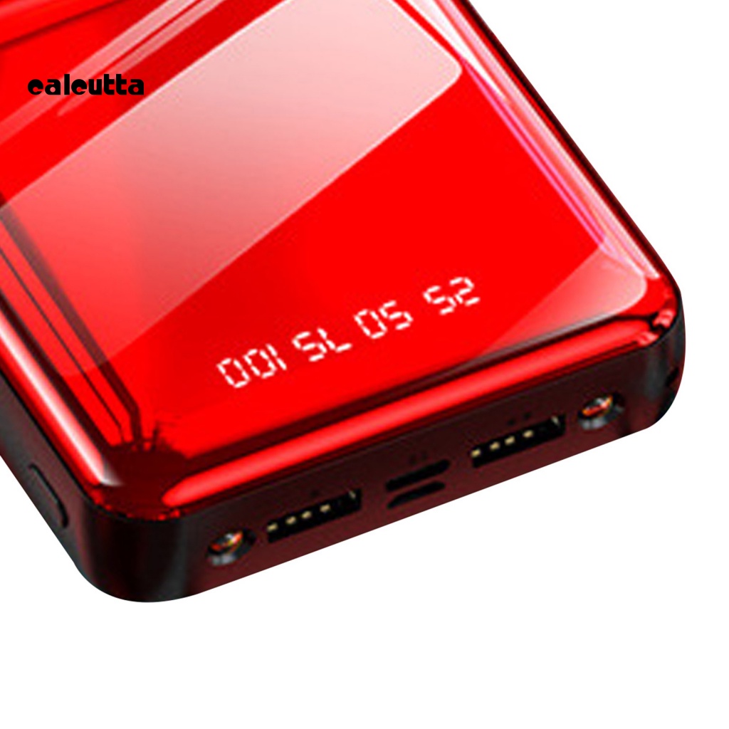 Pin Sạc Dự Phòng Hai Cổng USB Mini Có Đèn LED
