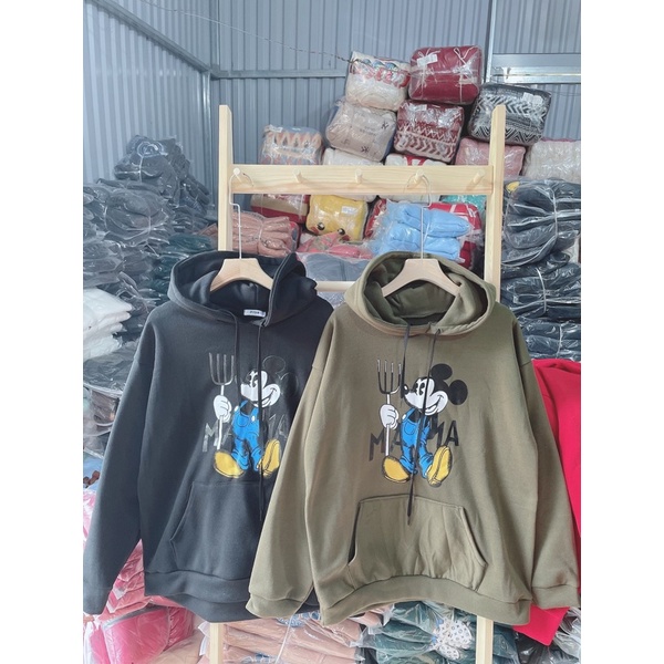 Áo hoodie hình chuột Mecky