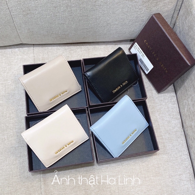 [Full box - ảnh thật] Ví CNK Cúc Bấm Gấp Gọn Mini - Ví CNK Xuất Dư