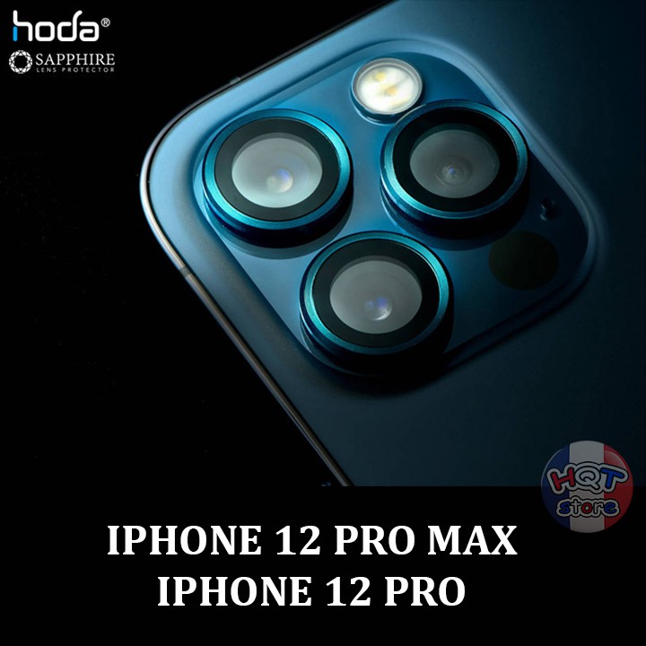 [Mã SKAMPUSHA8 giảm 8% đơn 300K] Ốp viền kính bảo vệ Camera Hoda Sapphire IPhone 12 Pro Max / 12 Pro