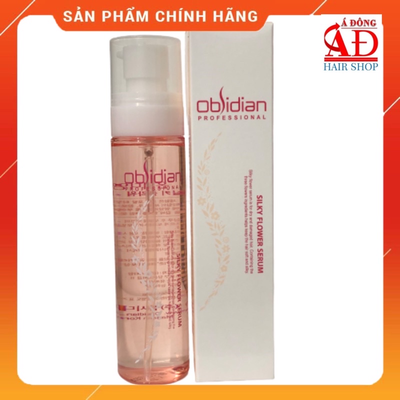 [Chính hãng] [Giá sỉ] HUYẾT THANH DƯỠNG TÓC SIÊU MỀM MƯỢT OBSIDIAN SILKY FLOWER SERUM 110ml