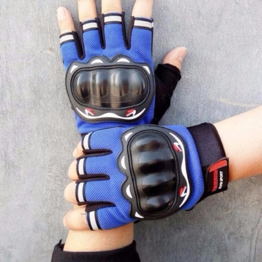 Găng tay hở ngón 3 in 1 thể thao có gù