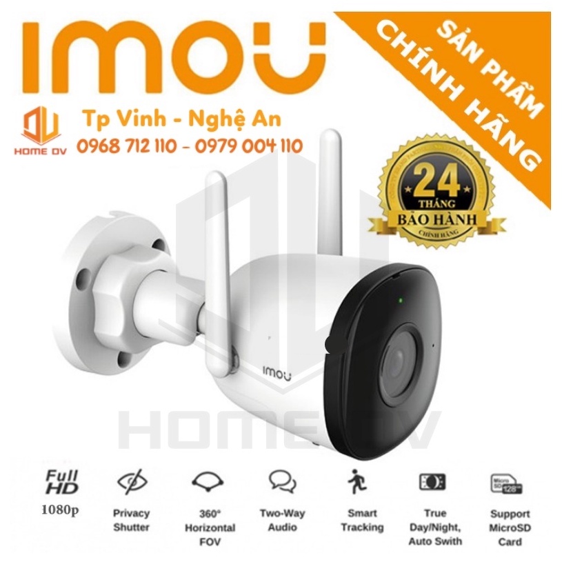 Camera Ip wifi ngoài trời Imou  F22P, F22FP, F22EP  -Angten đôi và MIMO - Chống nước IP67