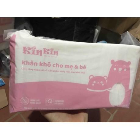Khăn vải khô đa năng mamamy kinkin gói 300g 15x20cm giấy khô an toàn cho bé