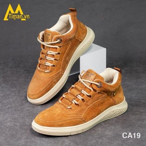 Giày thể thao sneaker nam TIMAN CA19 đế êm bền bĩ thoáng khí bảo hành 1 năm