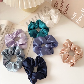 Cột tóc Hàn Quốc scrunchie tiểu thư lụa cao cấp nhiều màu LALAKA
