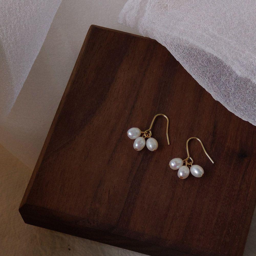 JARRED Bông Tai Đính Hạt Phong Cách Retro Dành Cho Nữ