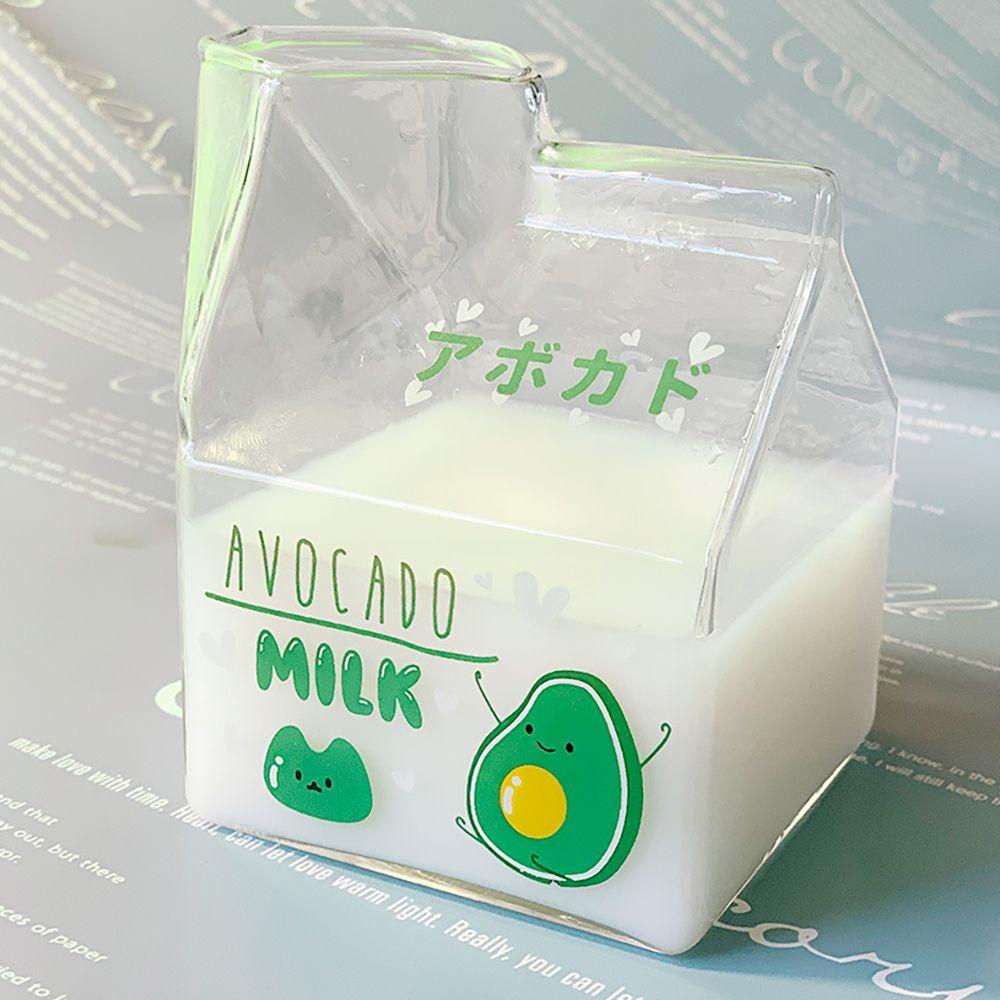 1 Bình Thủy Tinh Chịu Nhiệt Dung Tích 380ml In Họa Tiết Dễ Thương Tiện Dụng Cho Nhà Bếp