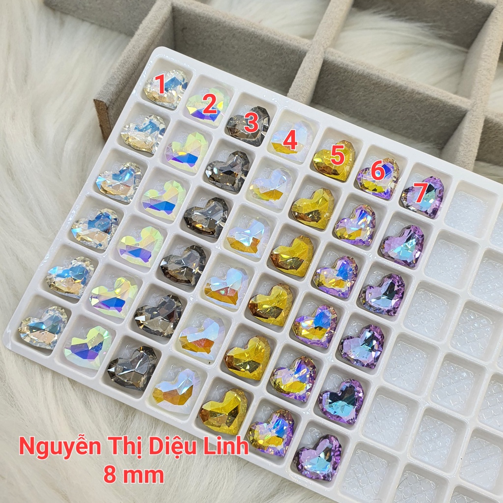 Đá Khối Hình Tim Size 8×10 [ K9 ]