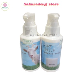 Kem kích trắng da toàn thân Goat Milk chai 100gr