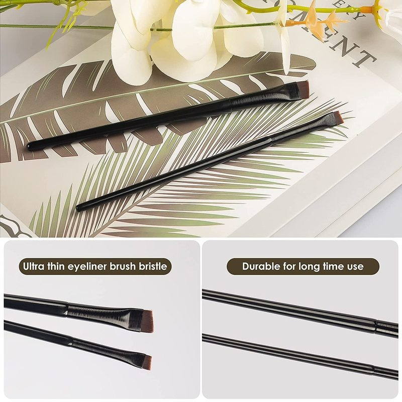 1 Cọ Trang Điểm Góc Nhỏ Chuyên Nghiệp / Cọ Kẻ Mắt / Cọ Mềm Mịn Tạo Khối Trang Điểm Lông Mày