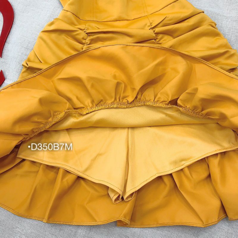 Đầm Sơ Mi Nữ Tay Ngắn Công Sở ,Đầm Body Tacta Tay Bồng Nhún Bèo Đi Tiệc Sang Chảnh BEBEDOLL