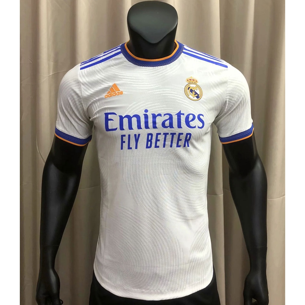 Áo Thun Bóng Đá Real Madrid 2021 2022 S-2XL Chất Lượng Cao