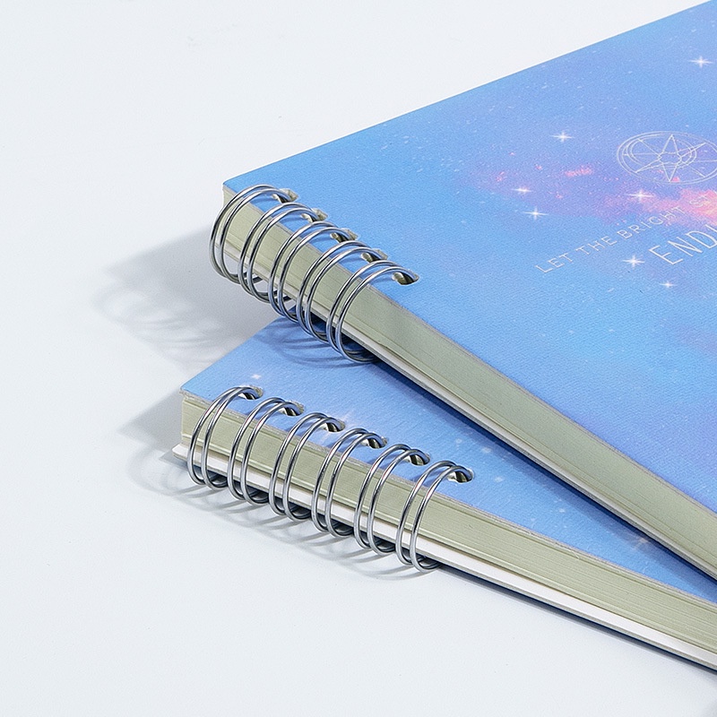 Sổ gáy lò xo size A5/160 trang. Sổ tay ghi chép mẫu bìa xinh xinh độc đáo thích hợp làm bullet journal, planner