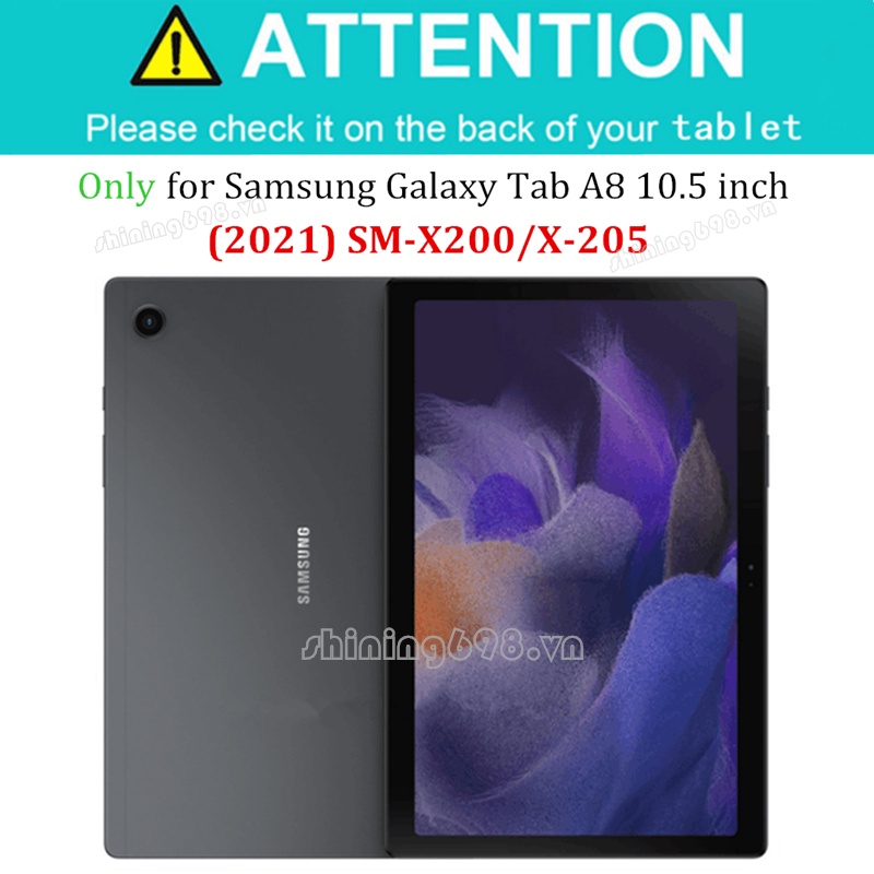 For Samsung Galaxy Tab A8 10.5 Inch 2021 SM-X200 SM-X205 Cute Kids Case Shockproof EVA Butterfly Bracket Tablet Protective Cover