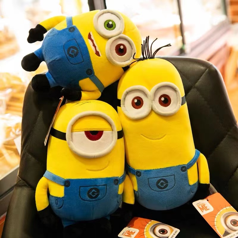 Thú Nhồi Bông Hình Minion 12Cm Dễ Thương Cho Bé