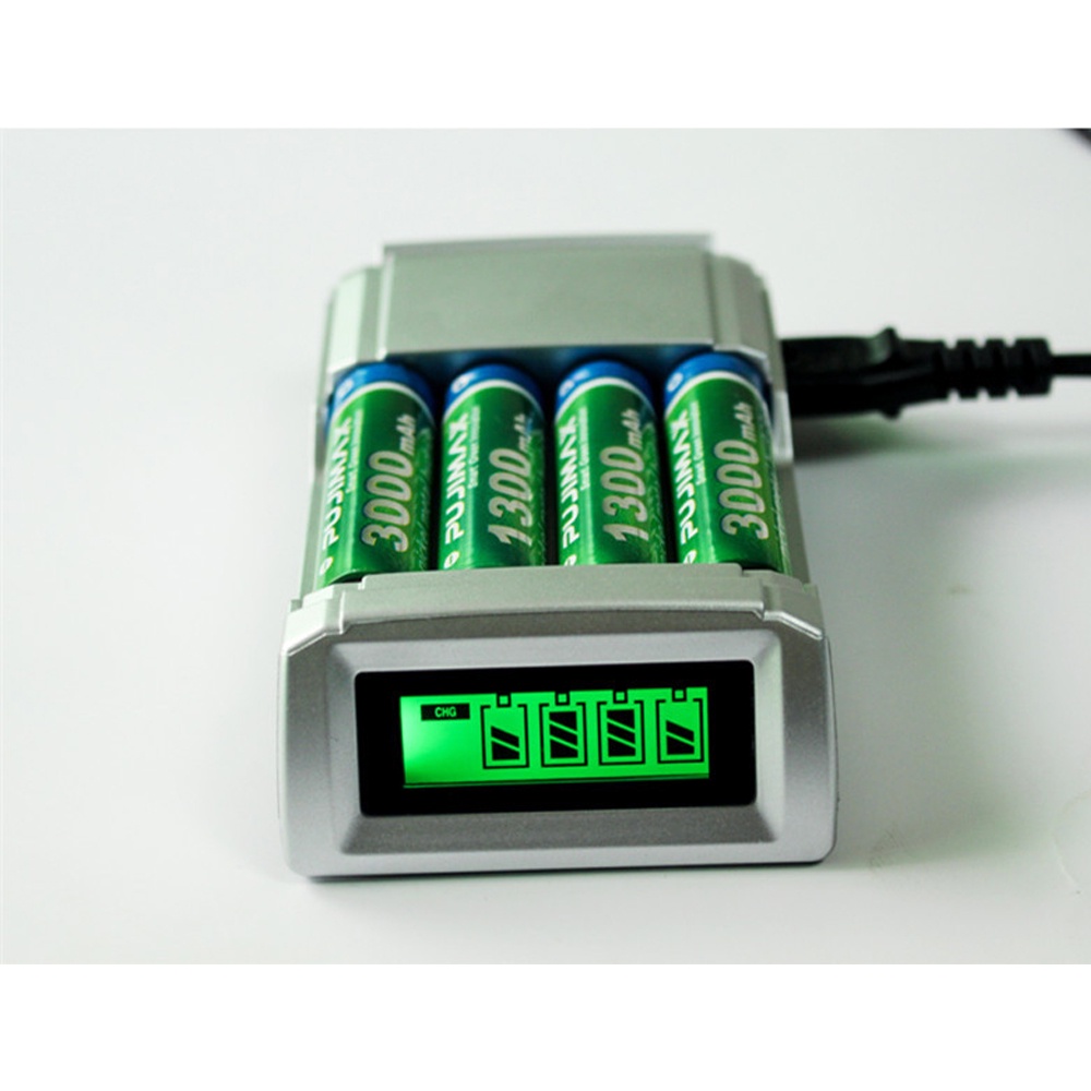 Bộ sạc pin tiểu AA AAA tự ngắt Victor C305 có màn hình LCD