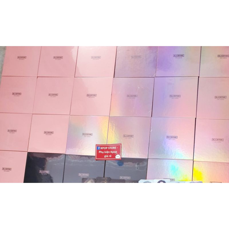 SẴN - Blackpink The album hộp Đựng Hồng Đen