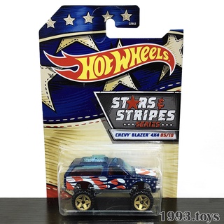 Xe mô hình 1:64 hot wheels stars & stripes series 2020 - chevy blazer 4x4 gjw83