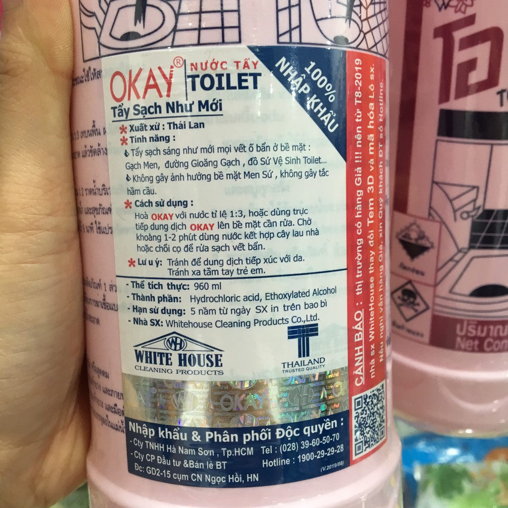 Nước Tẩy Toilet Okay - Thái Lan