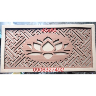 tấm chắn khói cỡ lớn 40x80 hoa sen