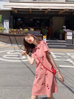 Đầm chery suôn