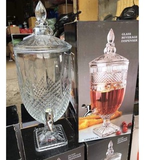 Bình thủy tinh có vòi 4l