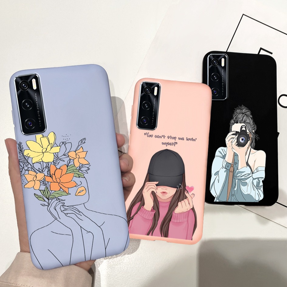 Ốp điện thoại họa tiết hoa xinh xắn cho vivo v20 v20se v20 2021 v2040 v 20 se v2022