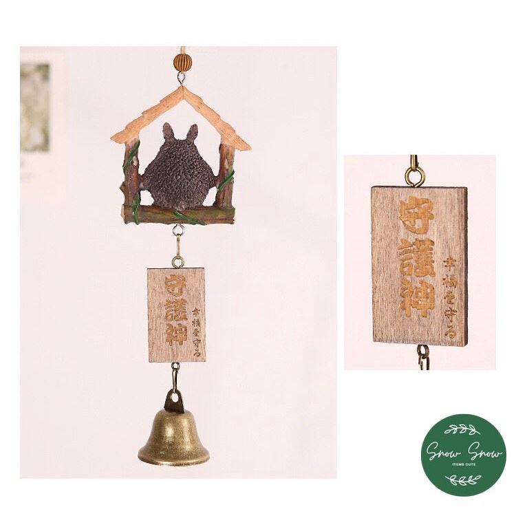 Chuông gió trang trí - Chuông gió decor hình Totoro đáng yêu treo cửa, làm quà tặng dễ thương