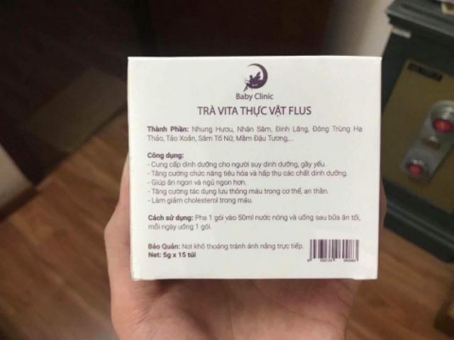 Trà vita thực vật flus tăng cân