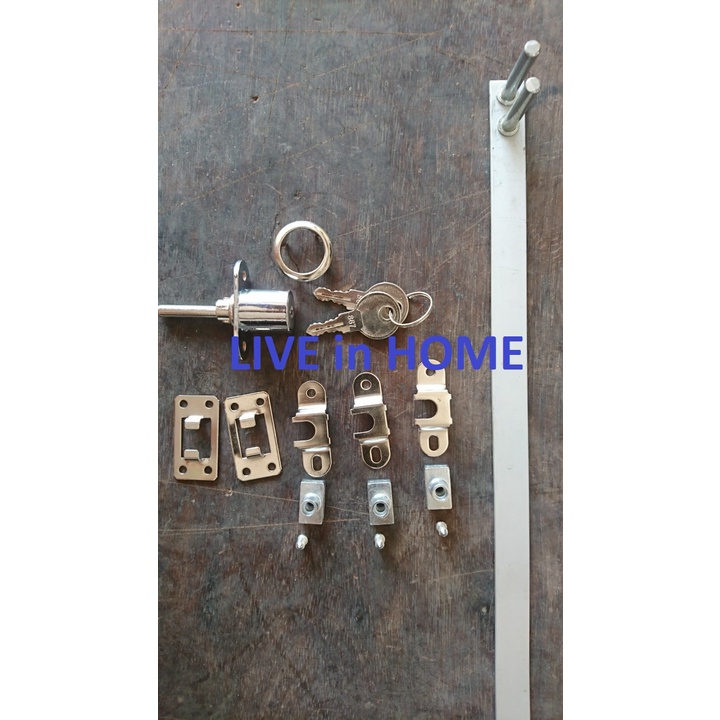 Khóa tủ ghỗ 3 ngăn Xiehe chính hãng