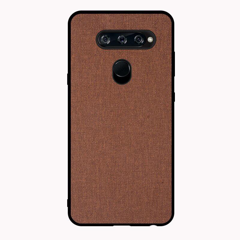 For Three Camera LG G8S ThinQ case cover back cover silicone edge fabric protective Shell