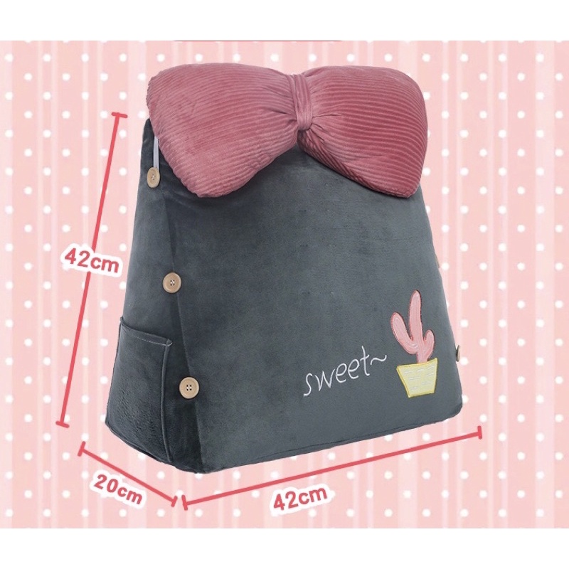 Gối tựa lưng đầu giường nệm đệm lót ngồi tựa ghế sofa (mã 04)