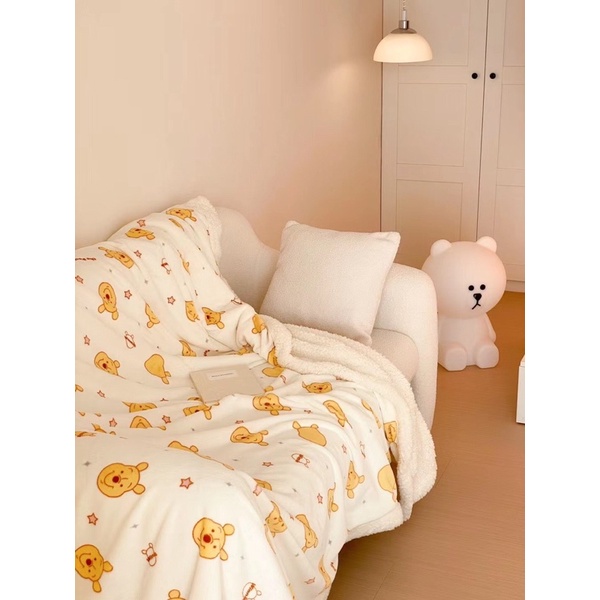 Chăn lông cừu Disney cao cấp, siêu mềm mịn