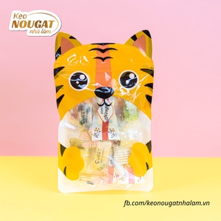 Kẹo nougat - kẹo hạnh phúc mix nhiều hạt mềm dẻo thơm ngon ít ngọt thượng hạng