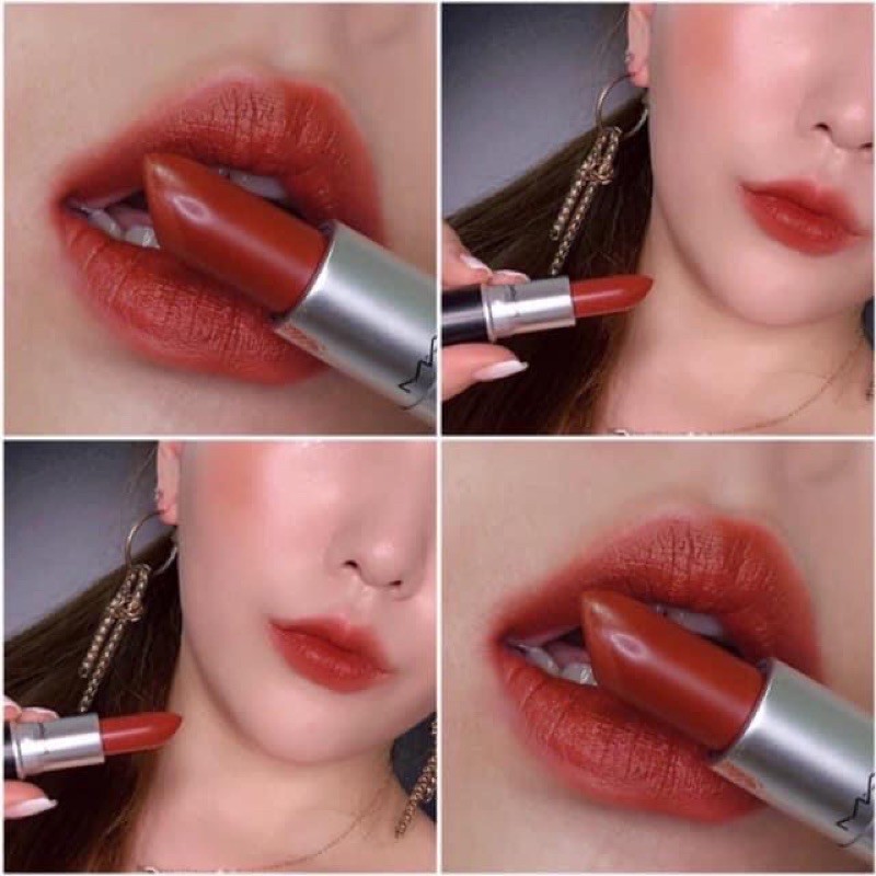 Son MAC Chili 602 Màu Đỏ Gạch – Matte [MINI]