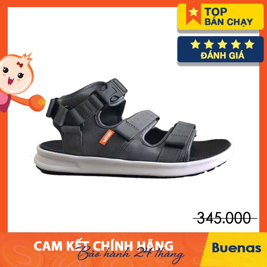 GIÀY SANDAL VENTO CHÍNH HÃNG NB03-TRO GHI [ẢNH THẬT-Full size 35-44]  [SANDAL NAM NỮ]